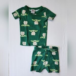 18-24 mth Hanna Andersson Grogu (Baby Yoda, Child) Mandalorian Pajama set